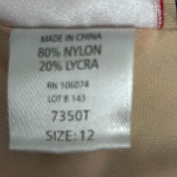 CEEB Swim Tankini Top Womens Size 12 Bathing Suit Top Blue Green Layered Ruffle - Picture 12 of 13